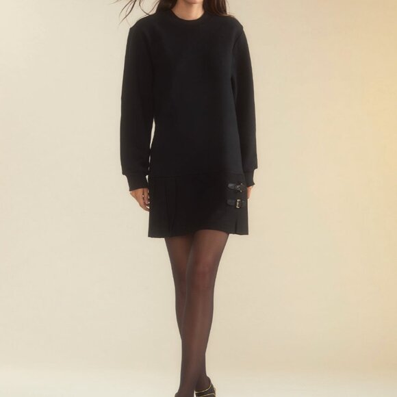 Cynthia Rowley Preston Kilt Sweatshirt Dress - Picture 1 of 5